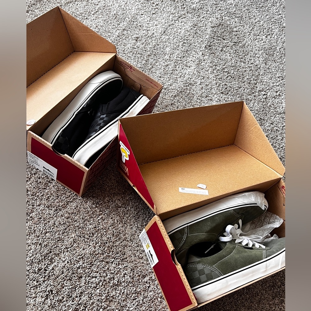 Checkered vans